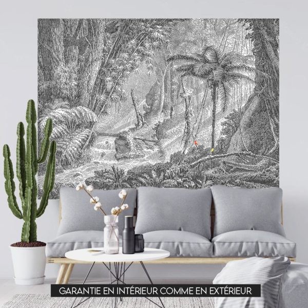 Litho tropicale - 150x200cm