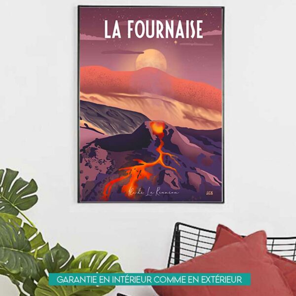 La fournaise - 60x80cm