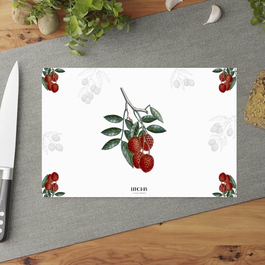 Perspective Set de table litchis