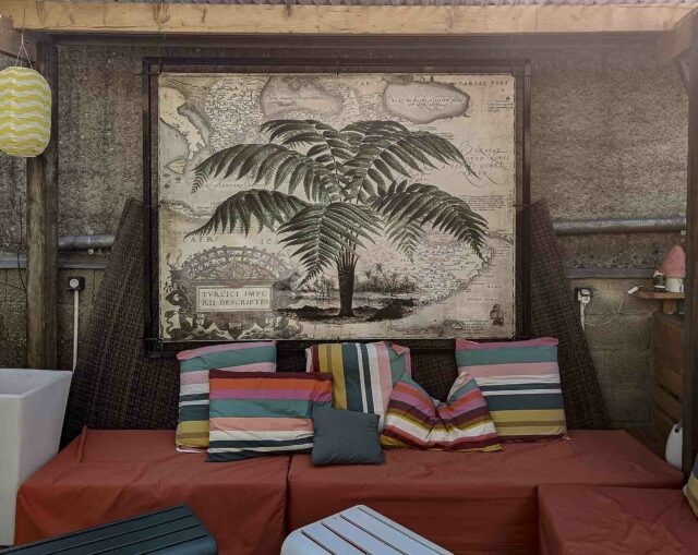 Réalisation extérieur Fanjan sur carte 2m x 1,5m